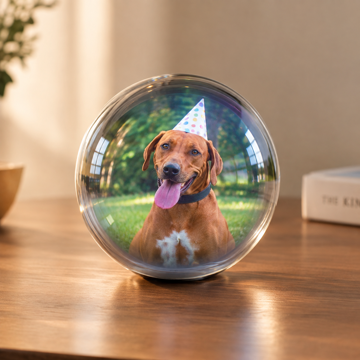 Memory Sphere su šuns nuotrauka — Pawmoire
